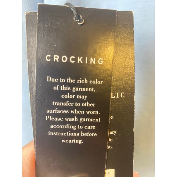 Rock & Republic Women's Light Blue Studded Long Sleeve Pullover Size Large NWT - Picture 11 of 12